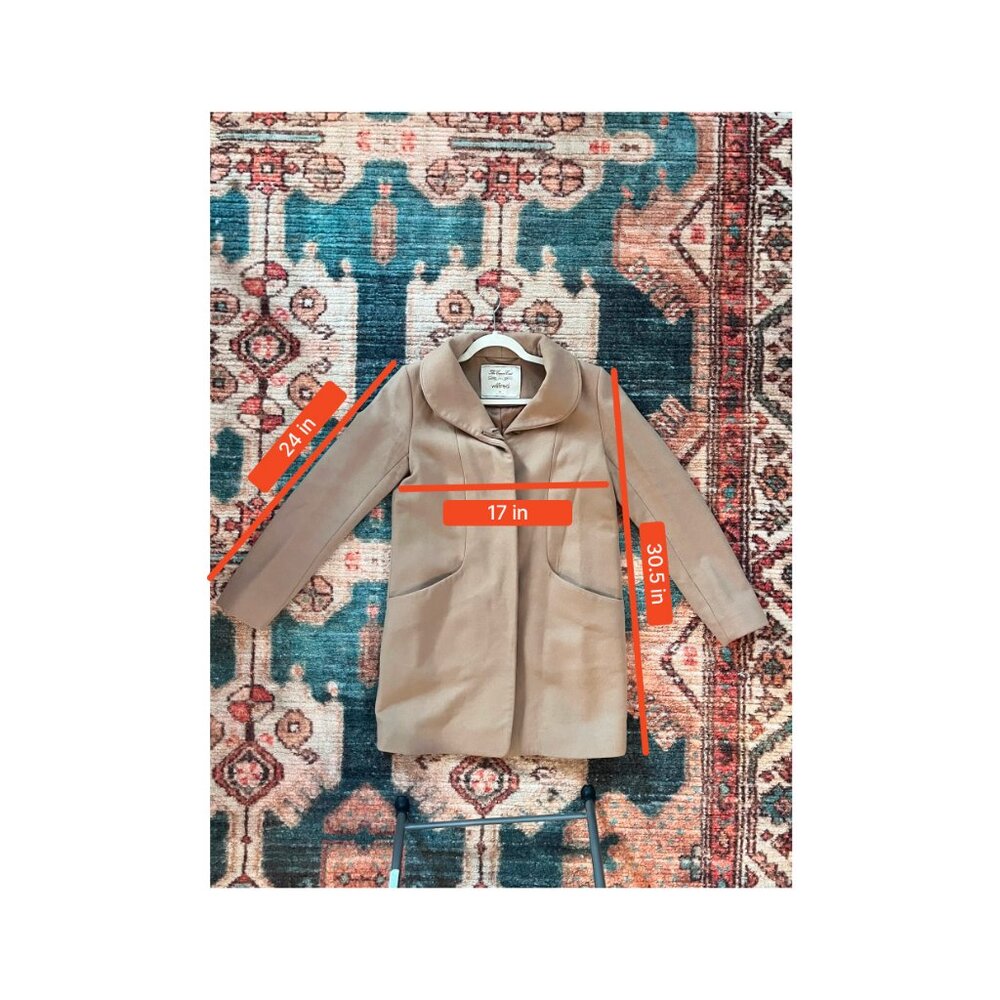 Aritzia Wilfred Cocoon Coat In Camel - image 5